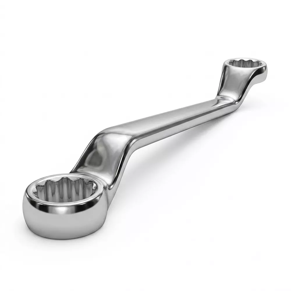 blue-point-75-offset-double-ring-wrench-chrome-finish-alloy-steel-body-size-30x32-mm-and-length-372-mm-bbwdm3032l