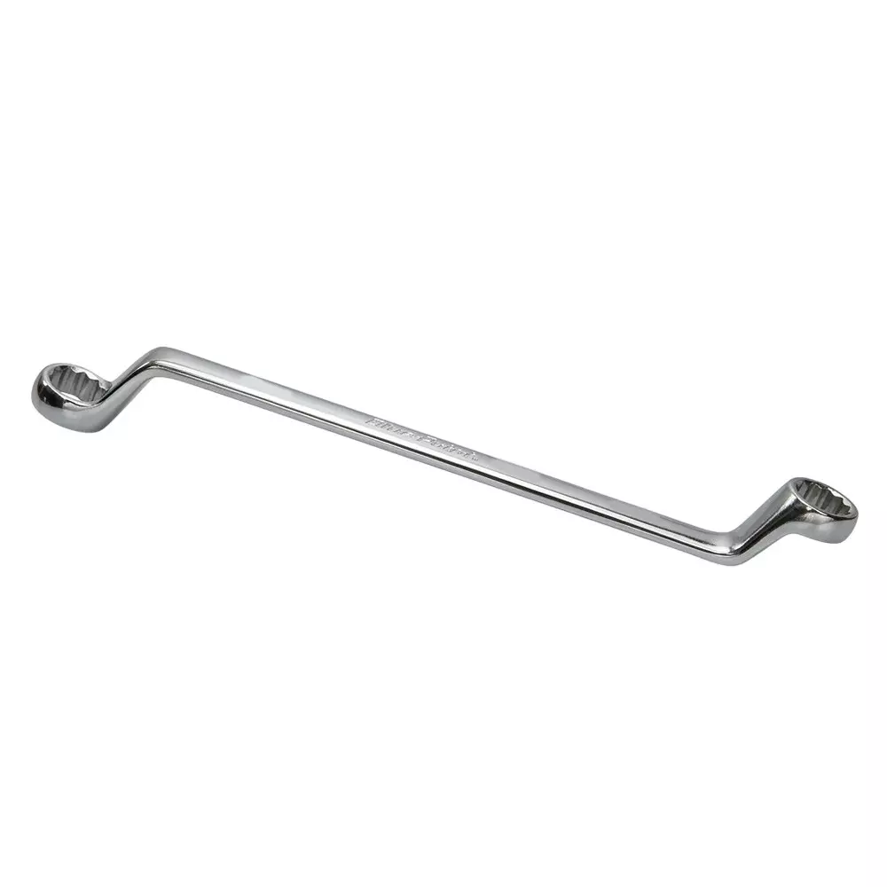 Blue-Point 75° Offset Double Ring Wrench Chrome Finish Alloy Steel Body Size 24-30 mm and 355 mm Length, BBWDM2430