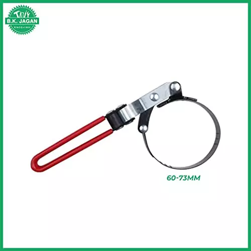 B K JAGAN & CO Swivel Oil Filter Wrench 180° Angle(73-85mm)
