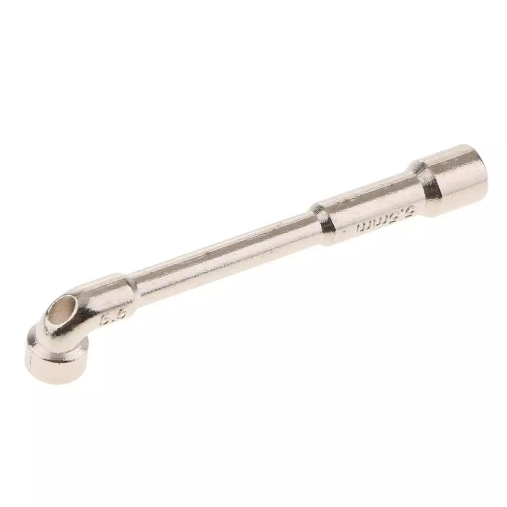 ECOMISTIQ L-Type Angled Socket Wrench with Thru Hole Metric 5.5 mm & Length 7.4 cm, 73001008MRS