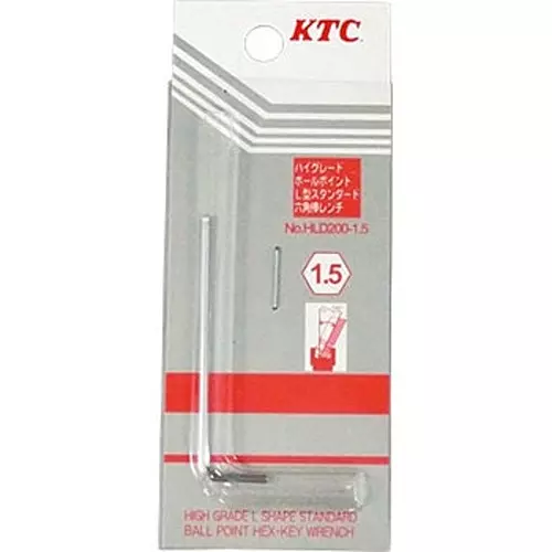 Ktc Standard Ball Point L-Type Hex Wrench 6 mm, HLD200-6