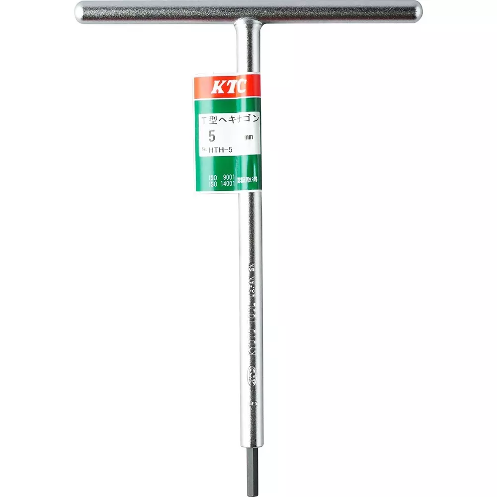 Ktc T-Type Hex Wrench 5 mm 230 mm Length, HTH-5