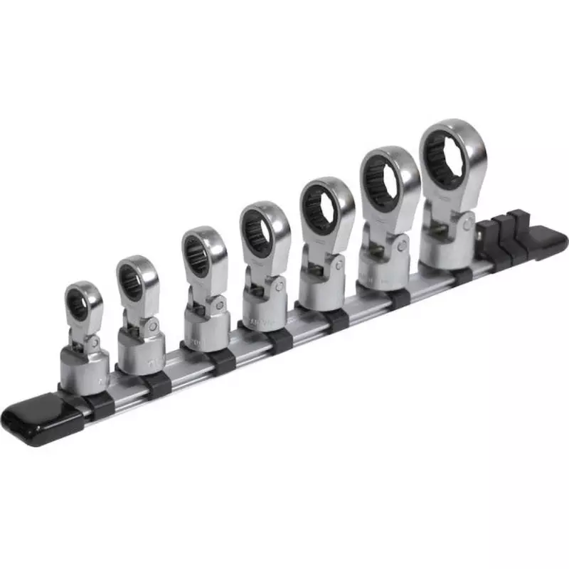 TONE Flex Ratchet Box Socket Set (With Holder) 9.5 mm Square Drive, HRM311F