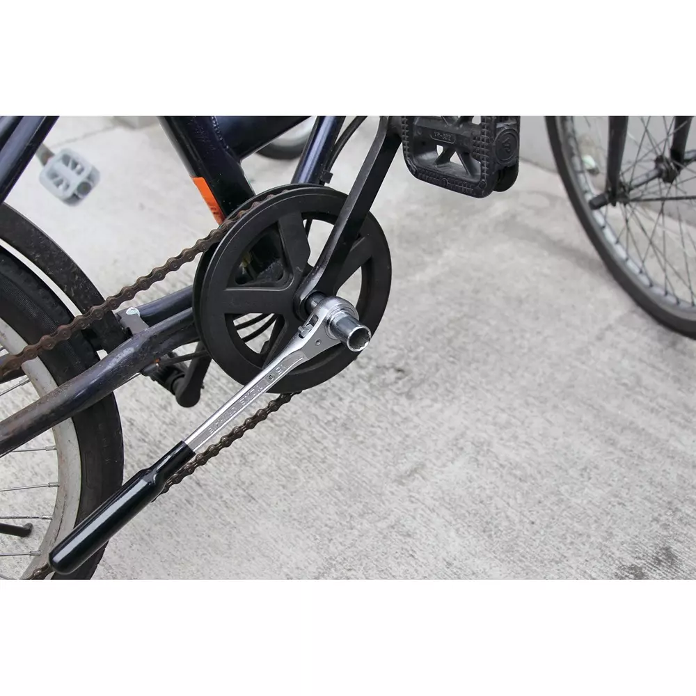 TONE Cycle Ratchet Wrench Structural Steel 14×15mm Size 280 mm, CRW-1415