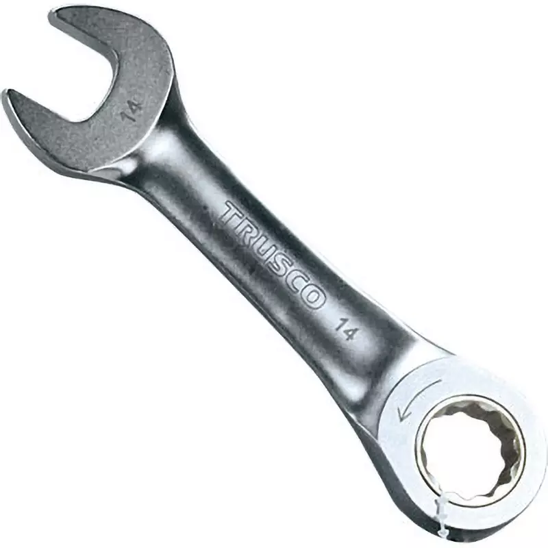 TRUSCO Ratchet Combination Wrench 14 mm Hex Size, TGRW-14S