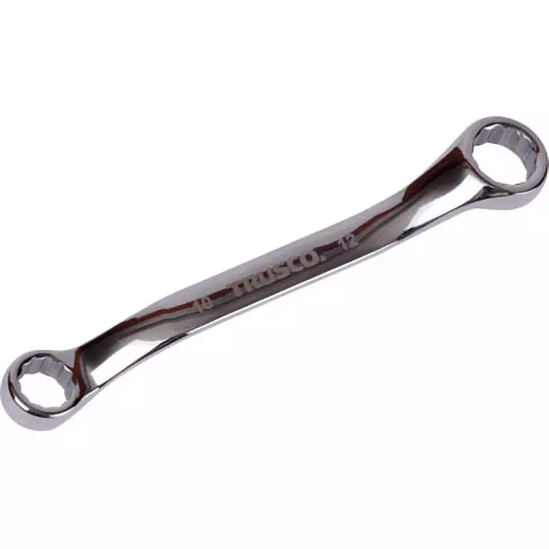 TRUSCO Short Glasses Wrench 12x14 mm Hex Size, TSRM-1214