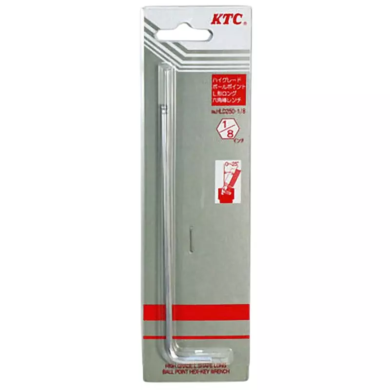 Ktc Long Ball Point L-Type Hex Wrench (1/8 Inch), HLD250-1/8