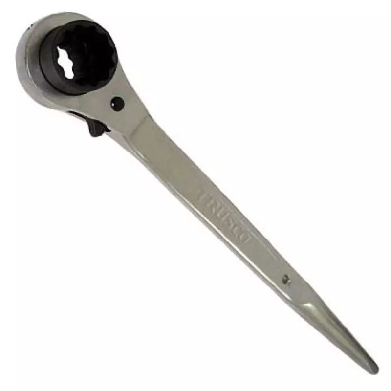 TRUSCO Double-Ended Ratchet Wrench 14x17 mm Hex Size, TRW-1417