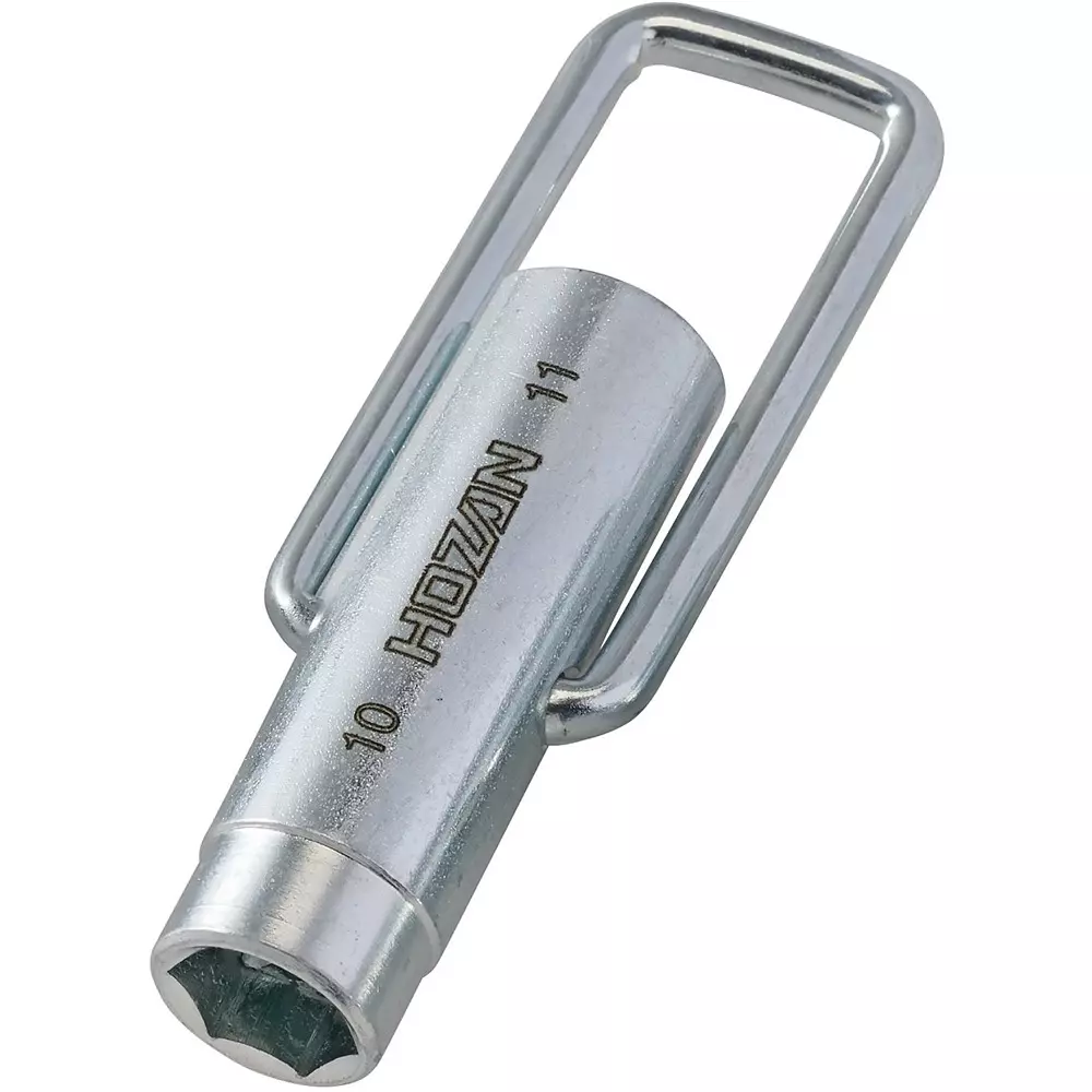HOZAN Box Wrench 10x11 mm Width Across Flats, W-27-1011