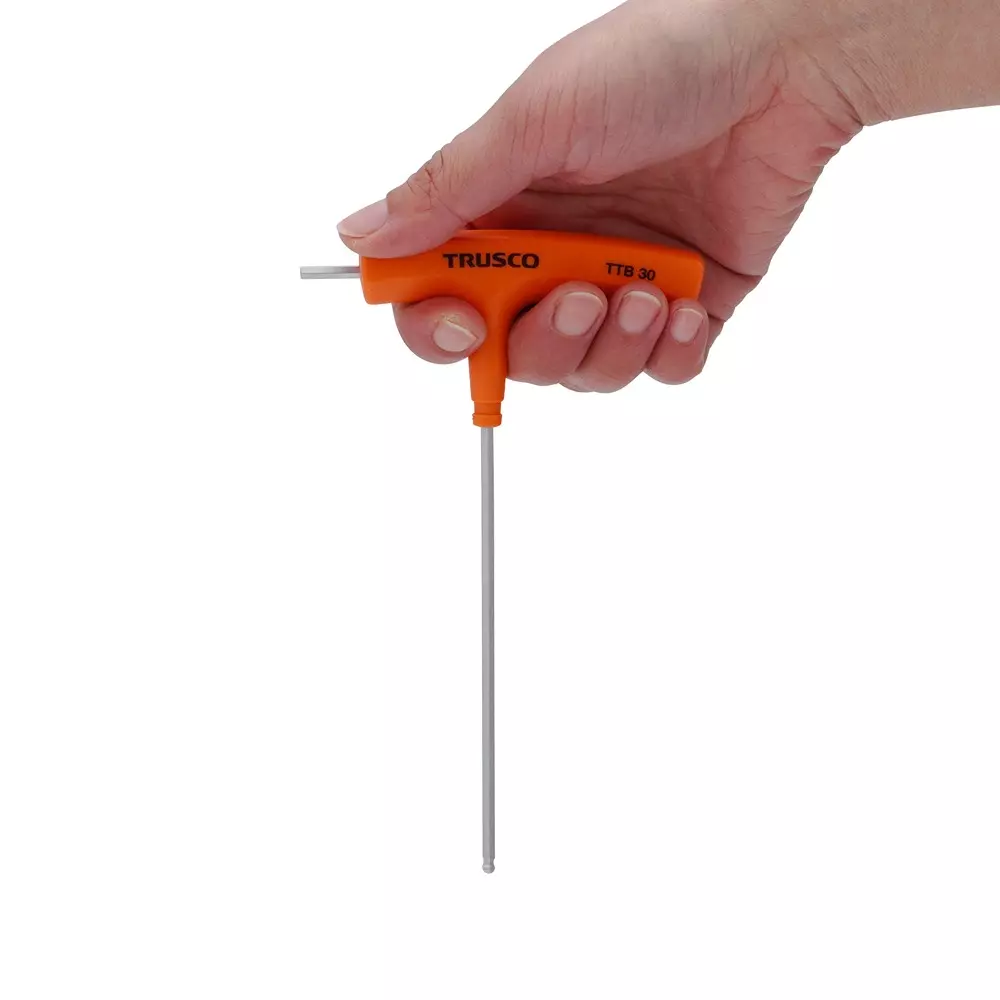 trusco-t-handle-ball-point-wrench-153-mm-overall-length-with-ball-point-tip-ttb-30