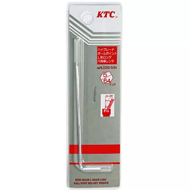 Ktc Long Ball Point L-Type Hex Wrench (5/64 Inch), HLD250-5/64