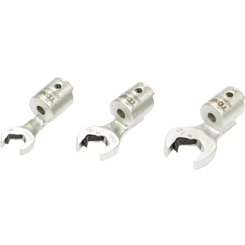 TONE Quick Spanner Headset For Interchangeable Torque Wrench Structural Steel, 8DRSQ30 (Set of 3 Pcs)