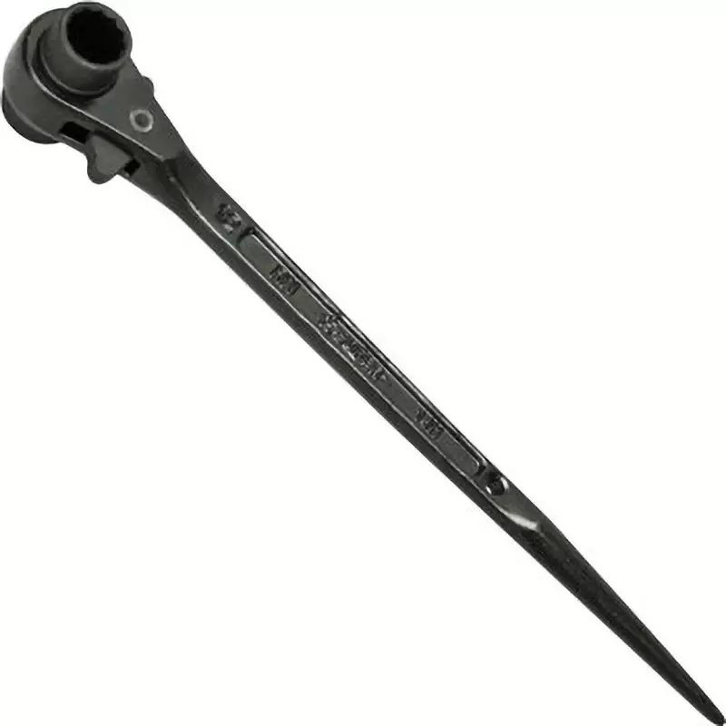 Super Tool Double End Ratchet Wrench Alloy Steel 225 mm Overall Length, RN1214