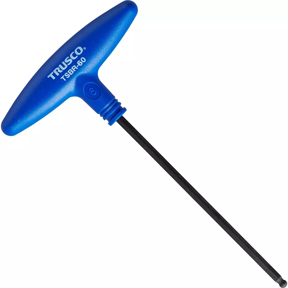 TRUSCO Hexagon Wrench 6 mm Hex Size, TSBR-60