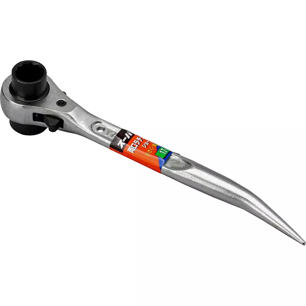Super Tool Bend and Double Mouth Ratchet Wrench 240 mm Overall Length, SRB1721