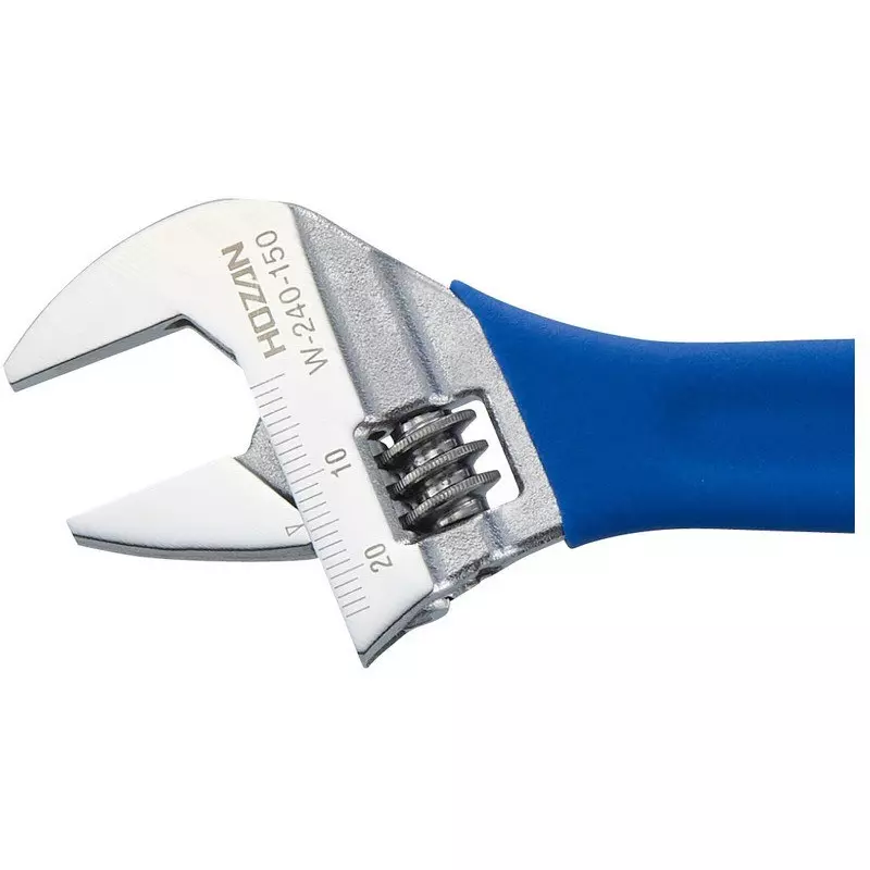 HOZAN Monkey Wrench 24 mm Jaw Opening, W-240-150