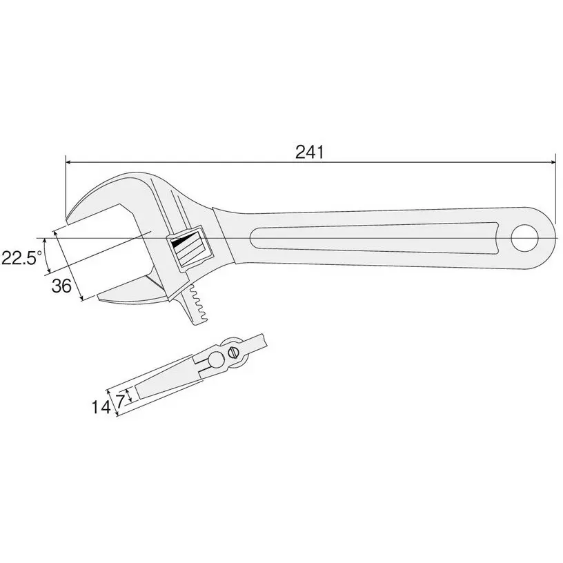 hozan-monkey-wrench-36-mm-jaw-opening-w-240-250