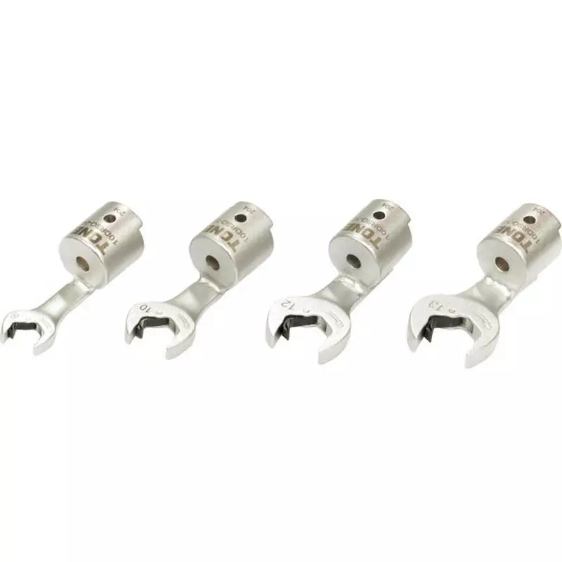 TONE Quick Spanner Headset For Interchangeable Torque Wrench Structural Steel, 19DRSQ40 (Set of 4 Pcs)