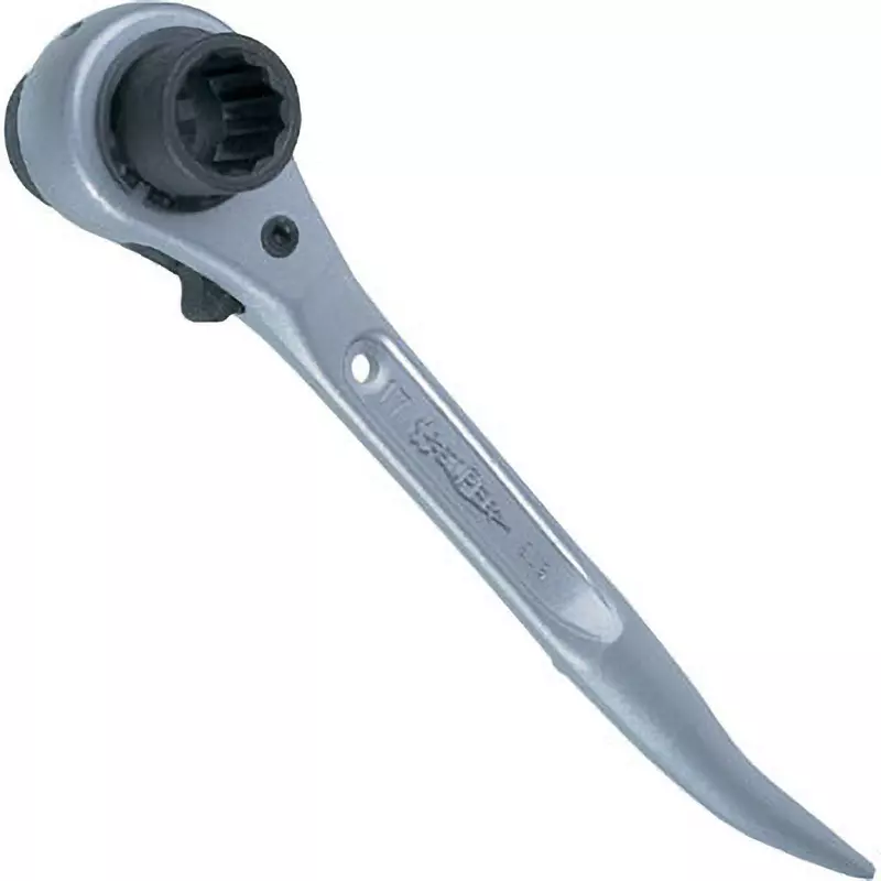 Super Tool Double-Ended Ratchet Wrench Φ41 mm Dimension D, SRB1719A