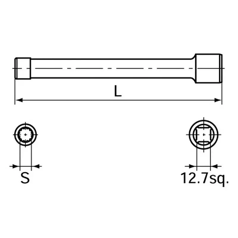 Ktc Head Bolt Socket 10 mm 600 g Mass, B350-10