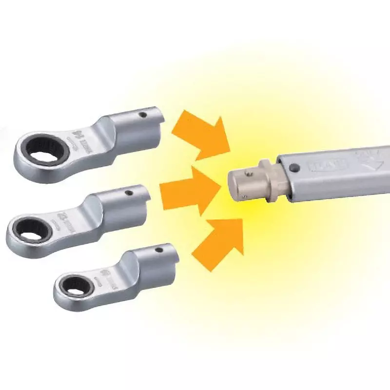 TONE Torque Wrench Ratchet Glasses Head 12 mm Square Drive, 12DRM-12