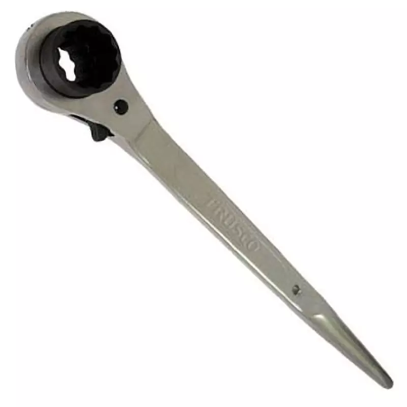 TRUSCO Double-Ended Ratchet Wrench 17x22 mm Hex Size, TRW-1722
