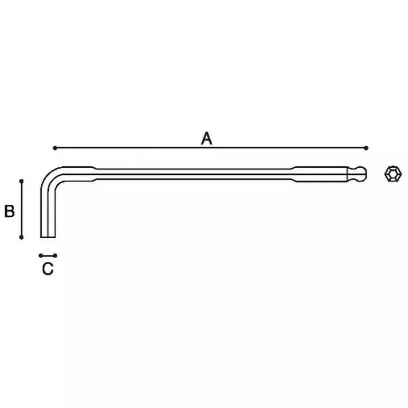 keiba-hexagon-wrench-6-mm-carbon-tool-steel-bp-6006-l