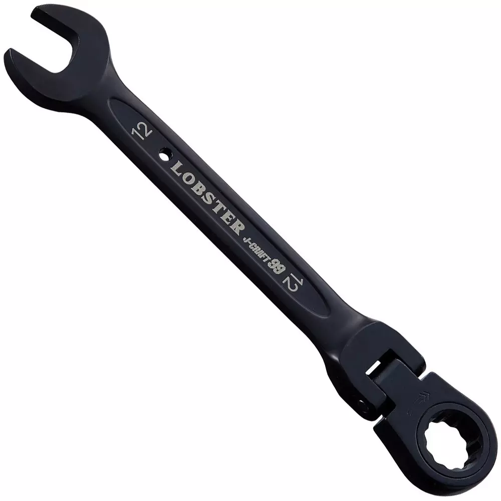 Lobster (Lobtex) Ratchet Combination Wrench 148 mm Overall Length, JBRW12F