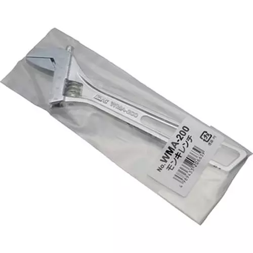 Ktc Adjustable Monkey Wrench 200 mm Length 30 mm MaxJaw Opening, WMA-200