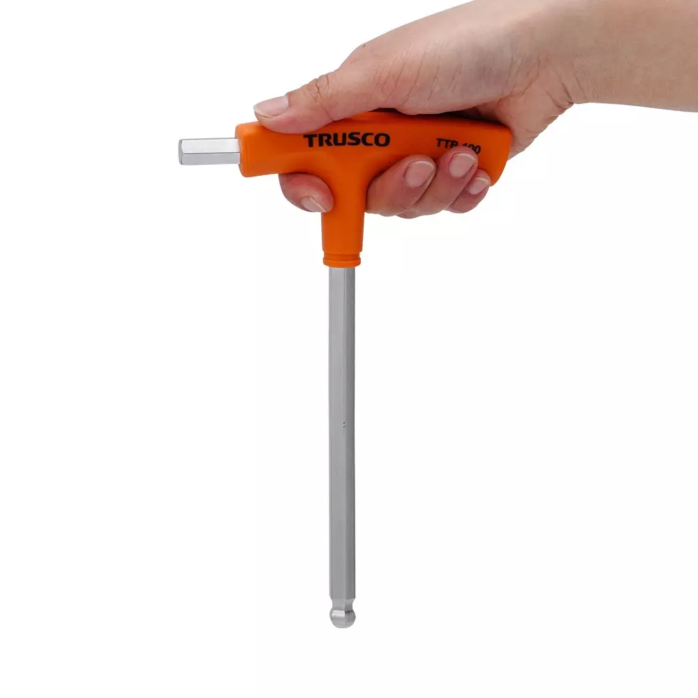 trusco-t-handle-ball-point-wrench-207-mm-overall-length-with-ball-point-tip-ttb-100