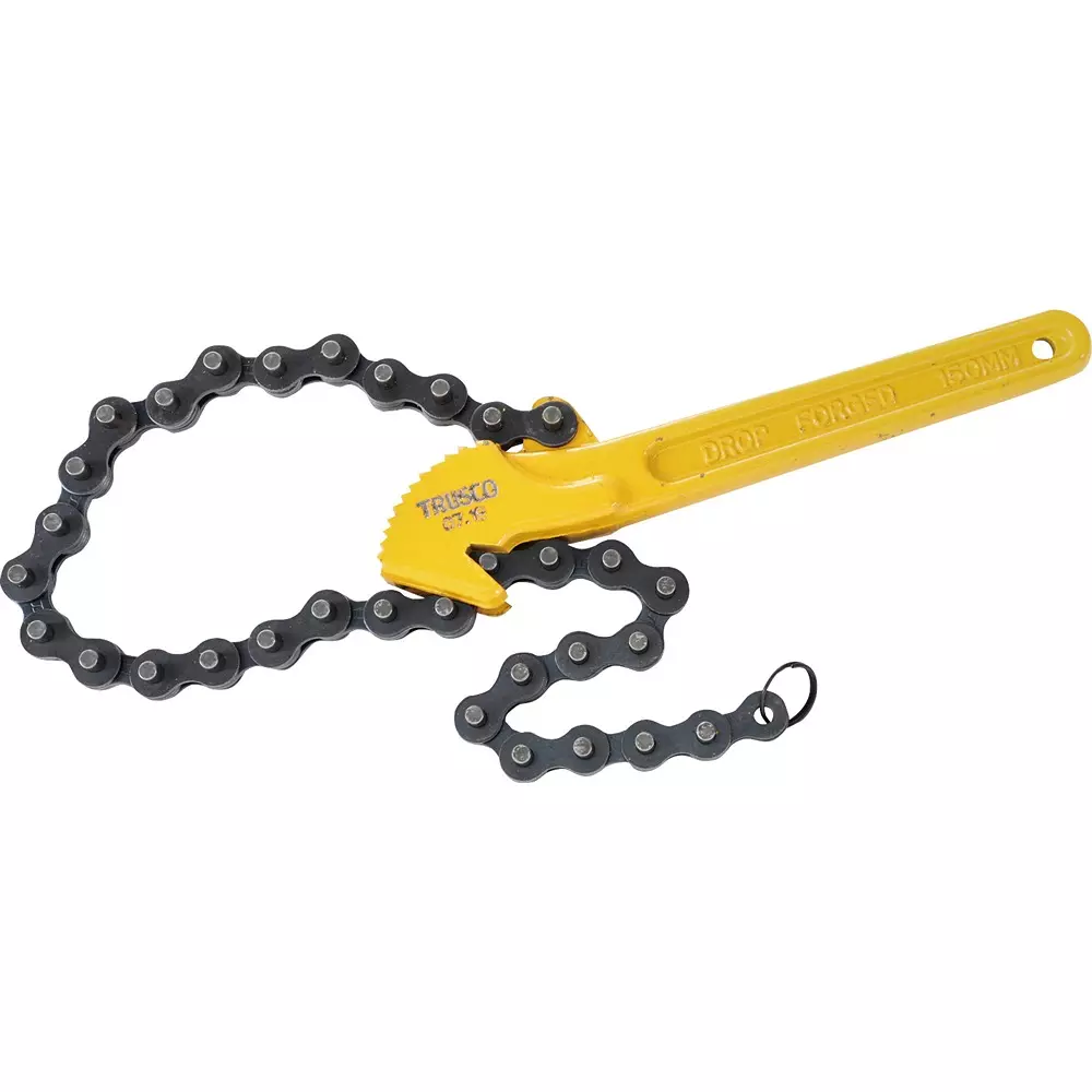 TRUSCO Chain Wrench 150 mm Overall Length, TCW-150