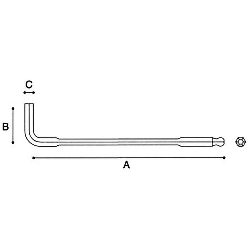 keiba-ball-point-wrench-with-ball-point-tip-bp-6010-l