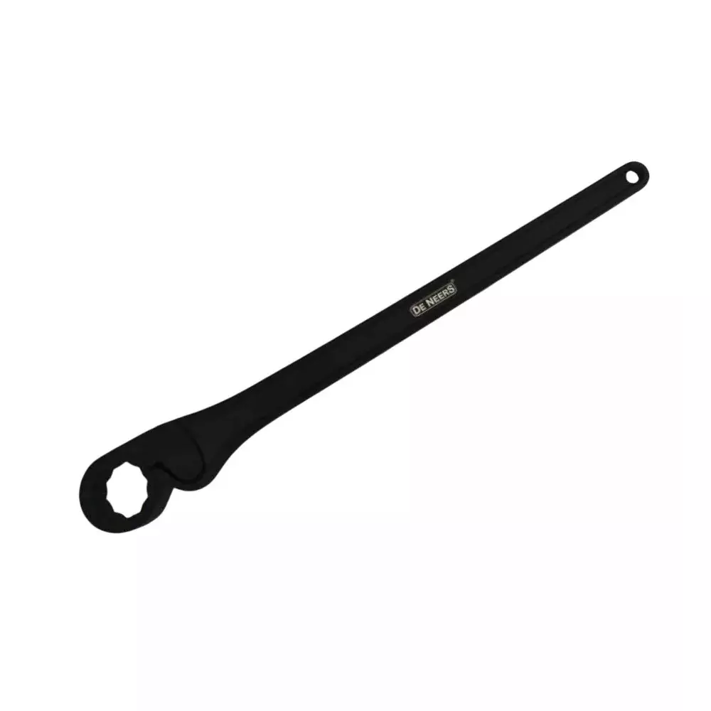De Neers Long Ring Spanner Single Side Ratchet Type Black 34 mm, DN-854