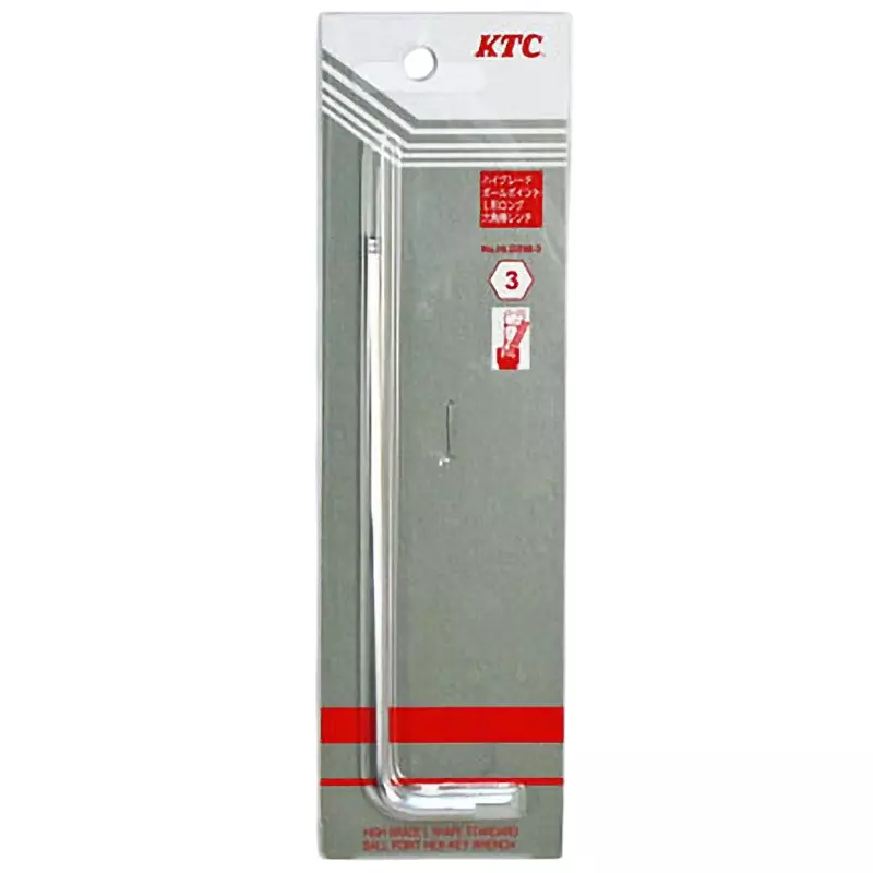 Ktc Long Ball Point L-Type Hex Wrench 3 mm, HLD250-3