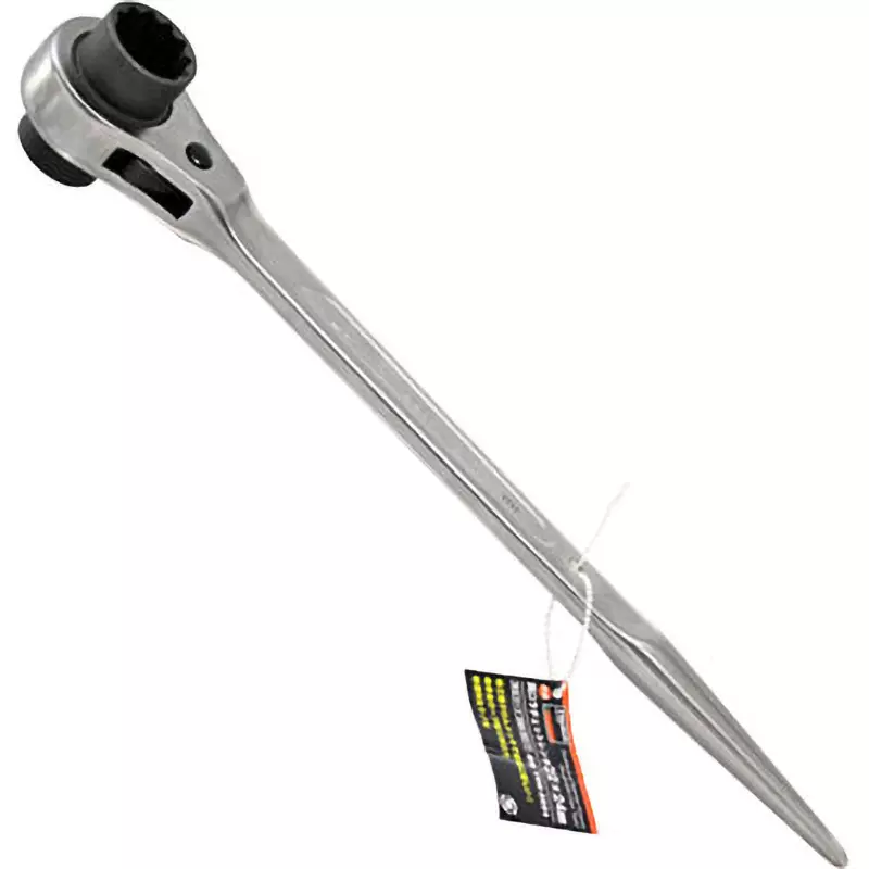 TRUSCO Double-Ended Ratchet Wrench 22x24 mm Hex Size, TRW-2224