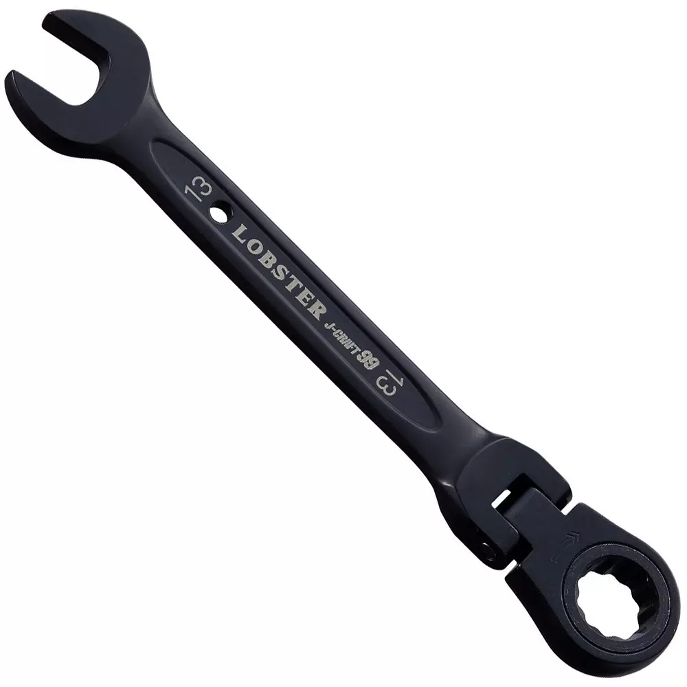 Lobster (Lobtex) Ratchet Combination Wrench 155 mm Overall Length, JBRW13F