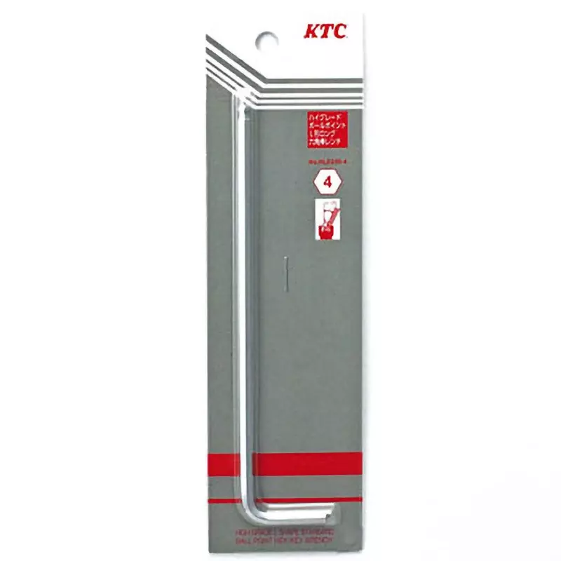 Ktc Long Ball Point L-Type Hex Wrench 4 mm, HLD250-4
