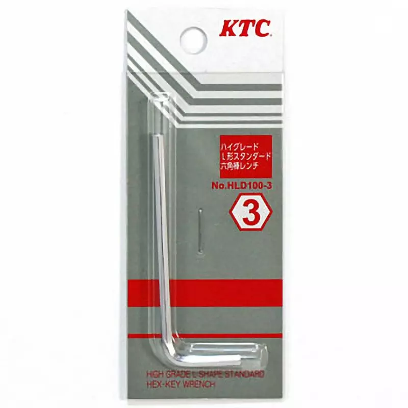 Ktc Standard L-Type Hex Wrench 3 mm, HLD100-3