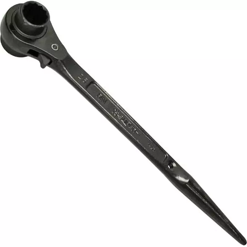 Super Tool Double End Ratchet Wrench Alloy Steel 400 mm Overall Length, RN2632