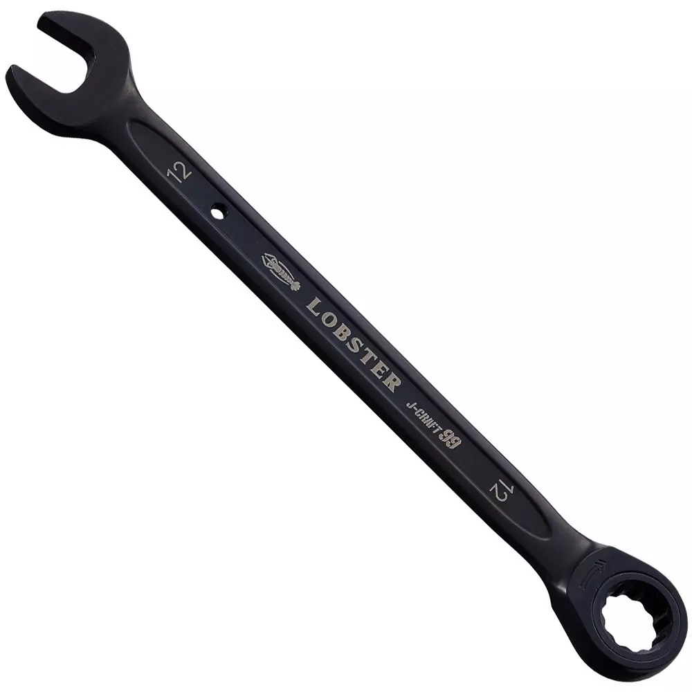 Lobster (Lobtex) Ratchet Combination Wrench 172 mm Overall Length, JBRW12