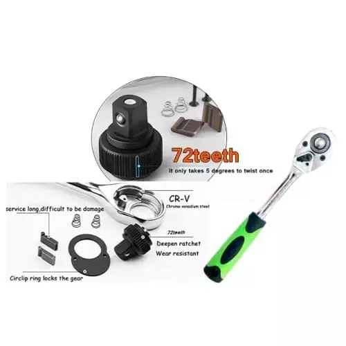 darit-smash-quick-released-19-pcs-ratchet-socket-wrench-kit-ratchet-handle-127-mm-sleeve-size-chrome-vanadium-steel-am-199