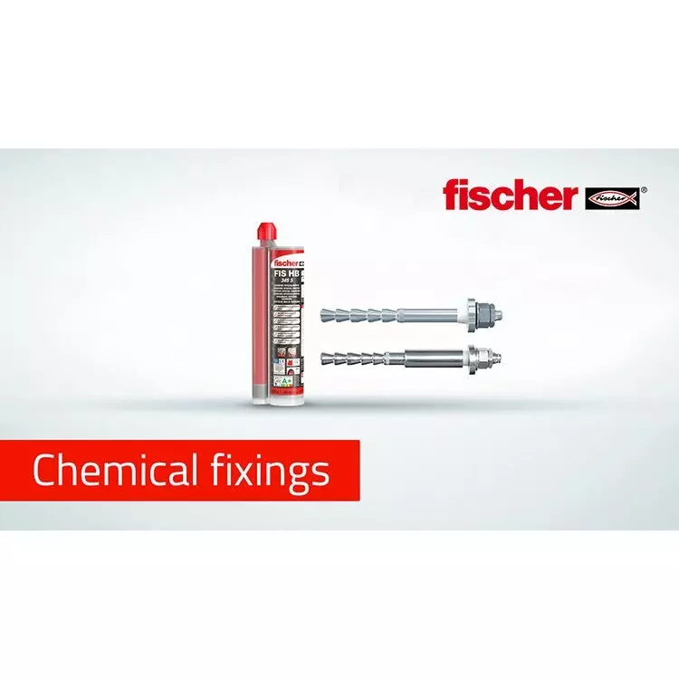 Fischer Galvanised Steel Highbond Anchor M12x14 mm, FHB-A DYN 12x100/50 (Pack of 10 Pcs)