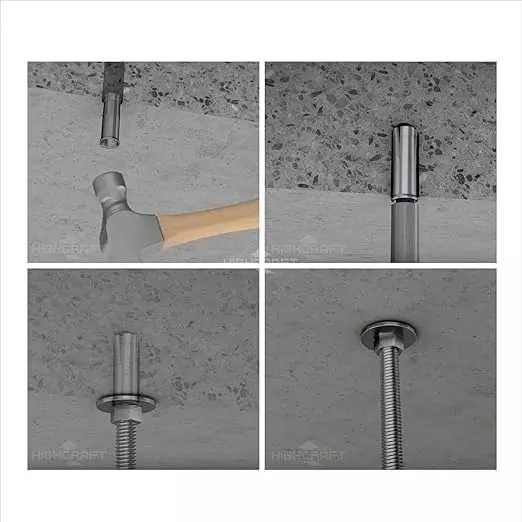GENERIC 10x40 mm Bullet Fastener Bolt Drop-in Anchor for Construction and Masonry (Pack of 50 Pcs)