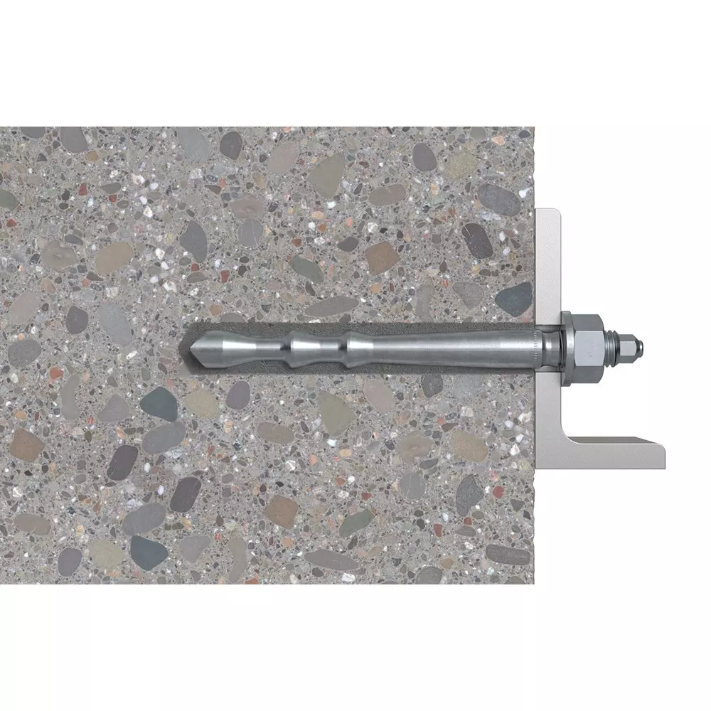 Fischer Galvanised Steel Highbond Anchor M16x18 mm, FHB II-A L M16x125/100 (Pack of 10 Pcs)