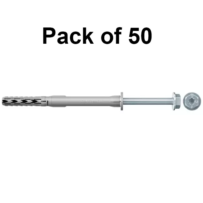 fischer-sxr-fixing-anchor-200mm-anchor-length-nylon-sleeve-countersunk-head-46336-pack-of-50