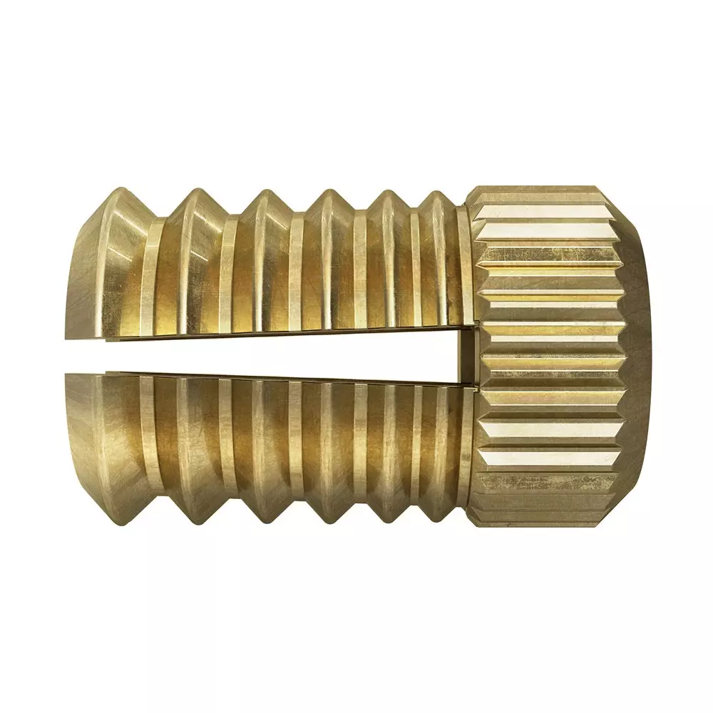 Fischer Brass Brass Fixing M6x8 mm 13.5 mm Depth, PA 4 M6/13.5 (Pack of 100 Pcs)
