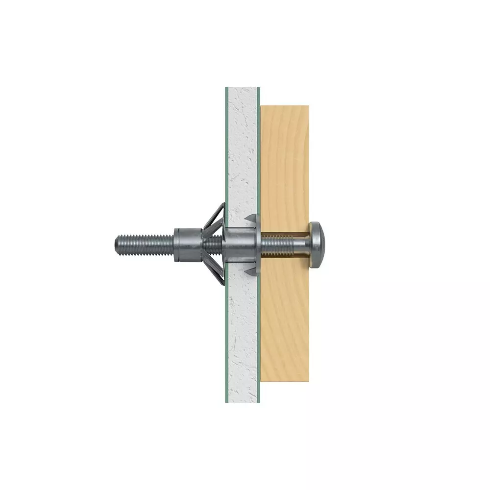 Fischer Metal Cavity Fixing with Metric Screw 12 mm Drill Dia 52 mm Anchor Length, HM 6X52 S (Pack of 50 Pcs)