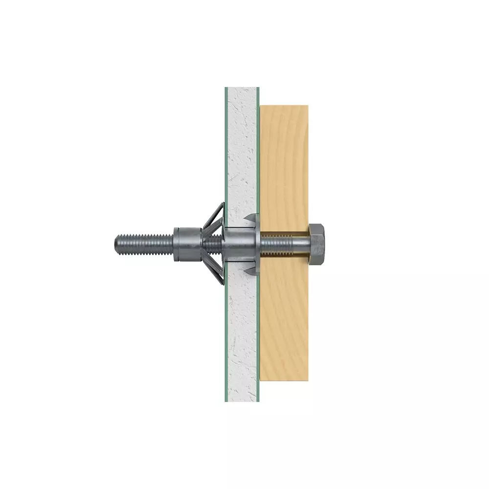 Fischer Metal Cavity Fixing with Hexagonal Screw 16 mm Drill Dia 55 mm Anchor Length, HM 8X55 SS (Pack of 50 Pcs)