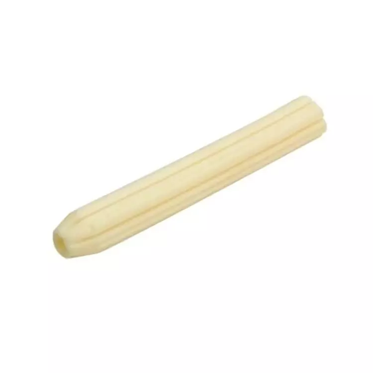 Ebco Wall Plug White Finish, Size 5 x 35 mm for Concrete, Masonry or Timber, WP535 (Pack of 25)