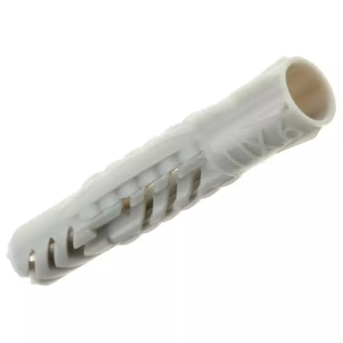 Fischer Nylon Wall Plug 35 mm Length 6 mm Fixing Hole Diameter, 62754 (Pack of 100)